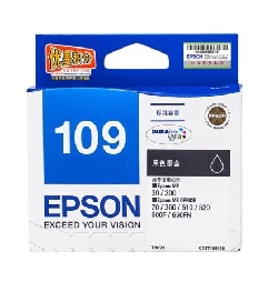 爱普生（Epson）T1091黑色墨盒 C13T109180（适用ME30/300/360/510/600F/650FN/700FW）