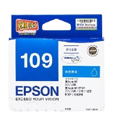 爱普生（Epson）T1092青色墨盒 C13T109280（适用ME30/300/360/510/600F/650FN/700FW）