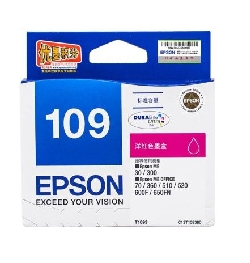 爱普生（Epson）T1093洋红色墨盒 C13T109380（适用ME30/300/360/510/600F/650FN/700FW）